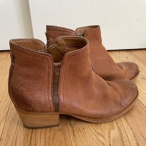 Clarks leather booties
